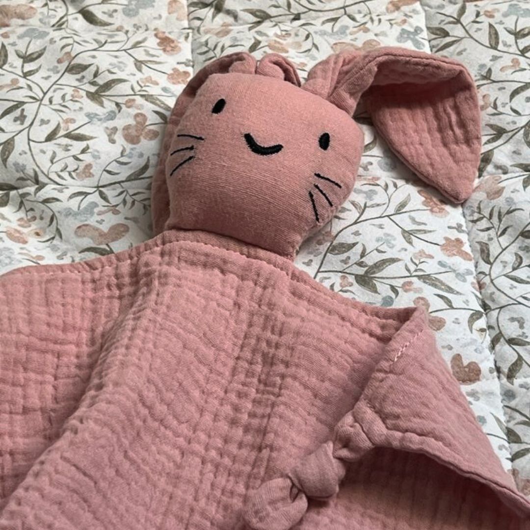 Pink bunny outlet comforter