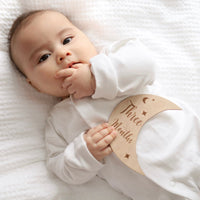Wooden Month-by-Month Baby Milestone Set
