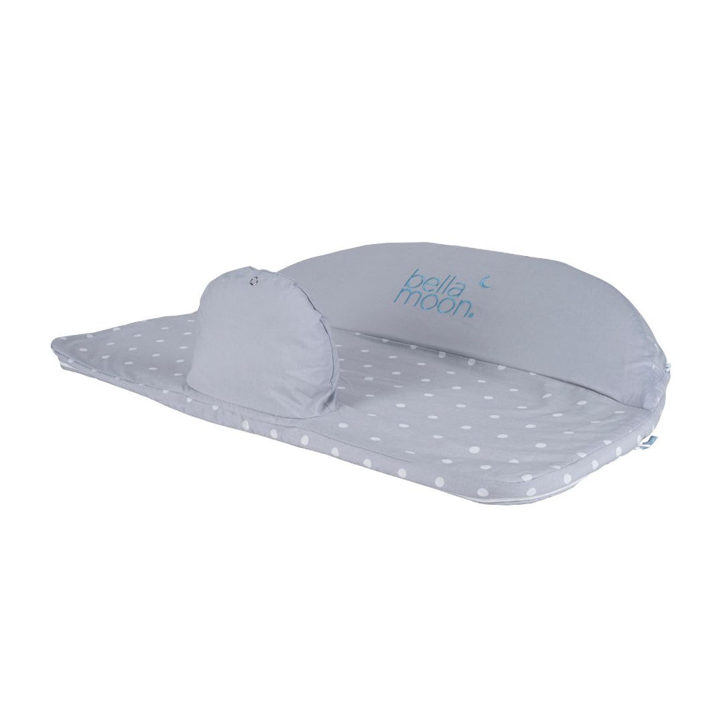 Cocoon -  Pregnancy & Lie-Down Nursing (5-in-1) Cocoon - Dotted - Shop pregnancy pillows, nursing pillows & breastfeeding pillows online | Bellamoon