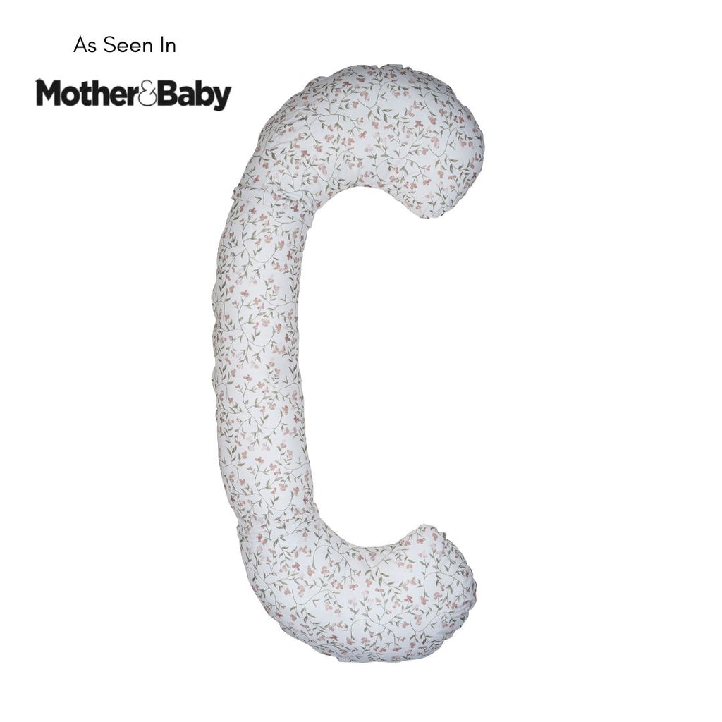 Pregnancy & Nursing (3-in-1) Pillow - Field of Blossoms - Shop pregnancy pillows, nursing pillows & breastfeeding pillows online | Bellamoon