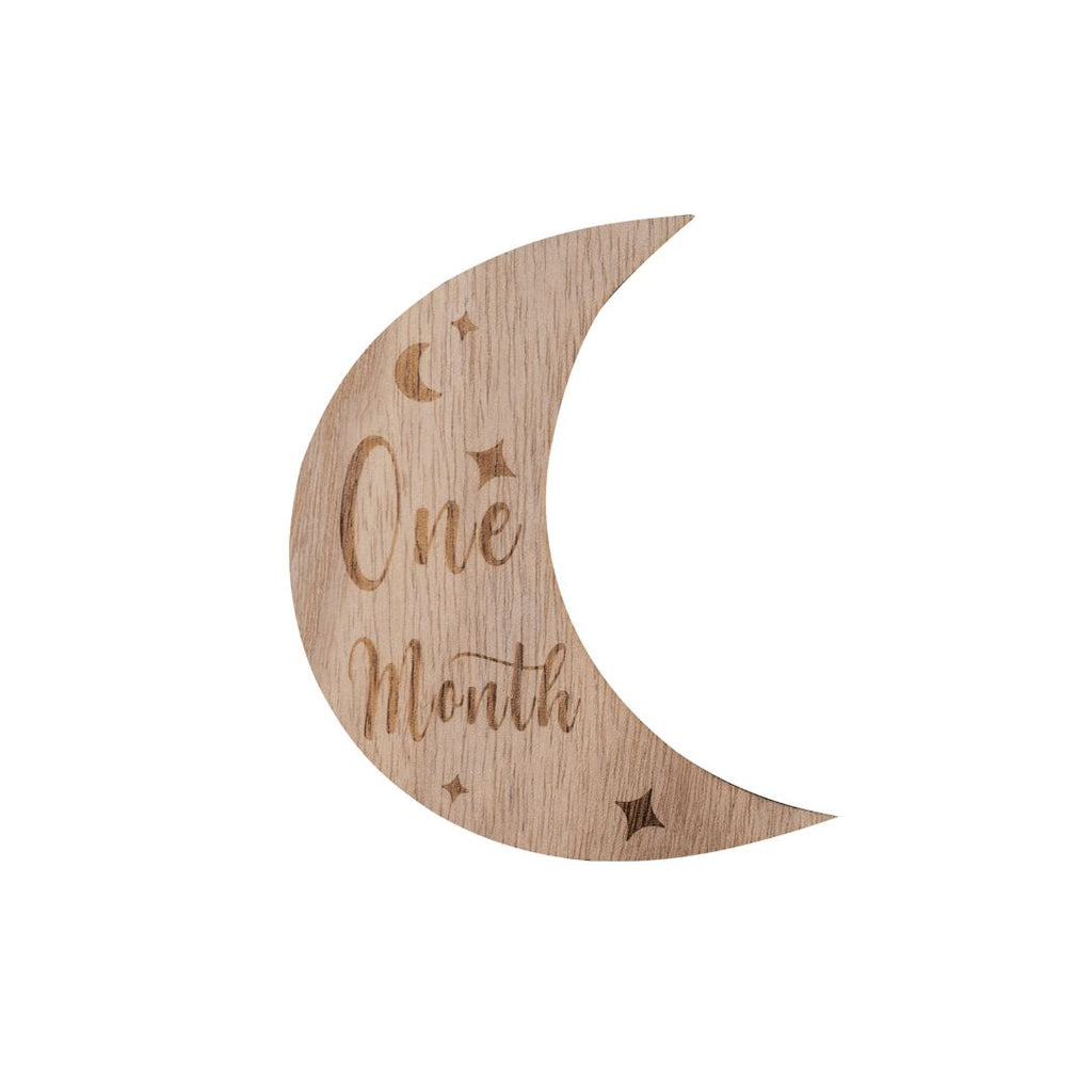 Wooden Month-by-Month Baby Milestones - Shop pregnancy pillows, nursing pillows & breastfeeding pillows online | Bellamoon