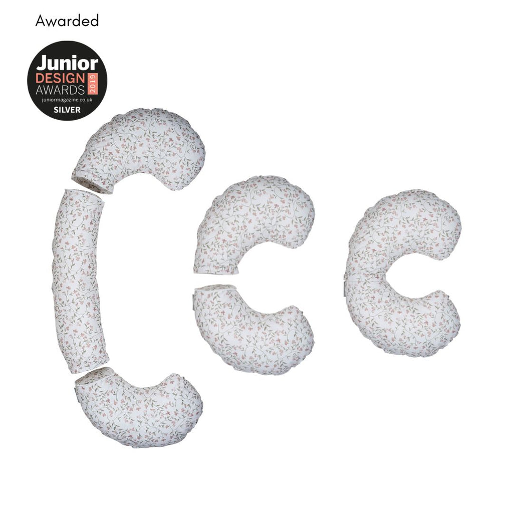 Pregnancy & Nursing (3-in-1) Pillow - Field of Blossoms - Shop pregnancy pillows, nursing pillows & breastfeeding pillows online | Bellamoon