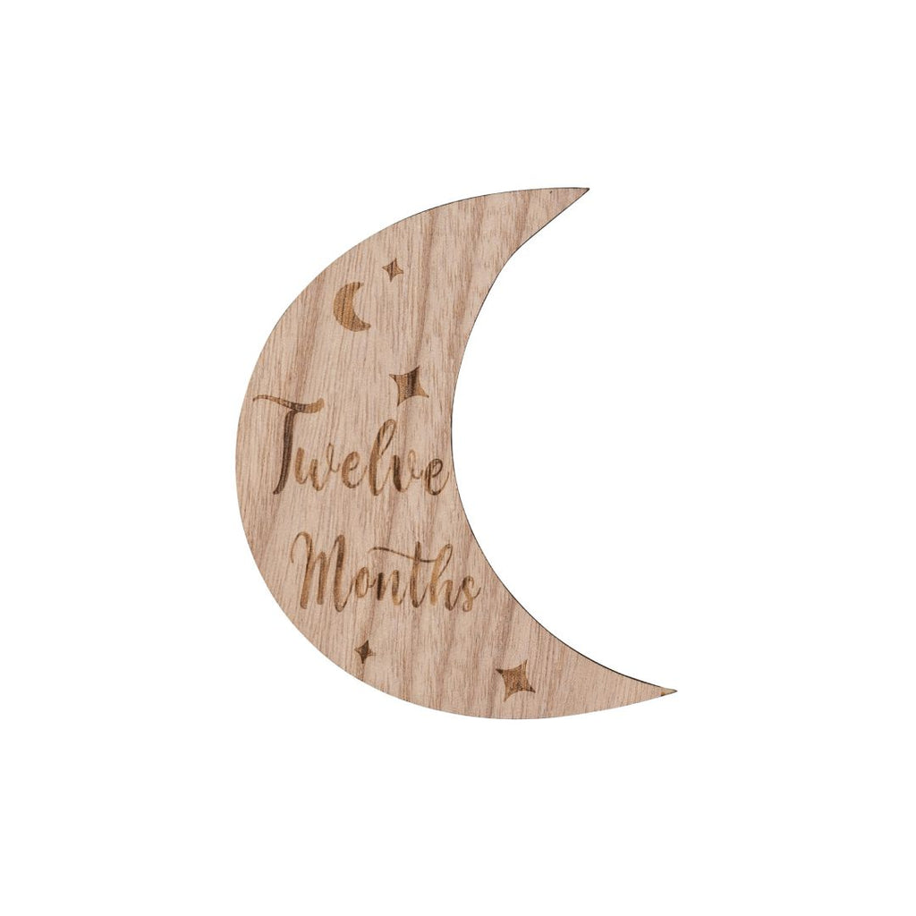 Wooden Month-by-Month Baby Milestones - Shop pregnancy pillows, nursing pillows & breastfeeding pillows online | Bellamoon