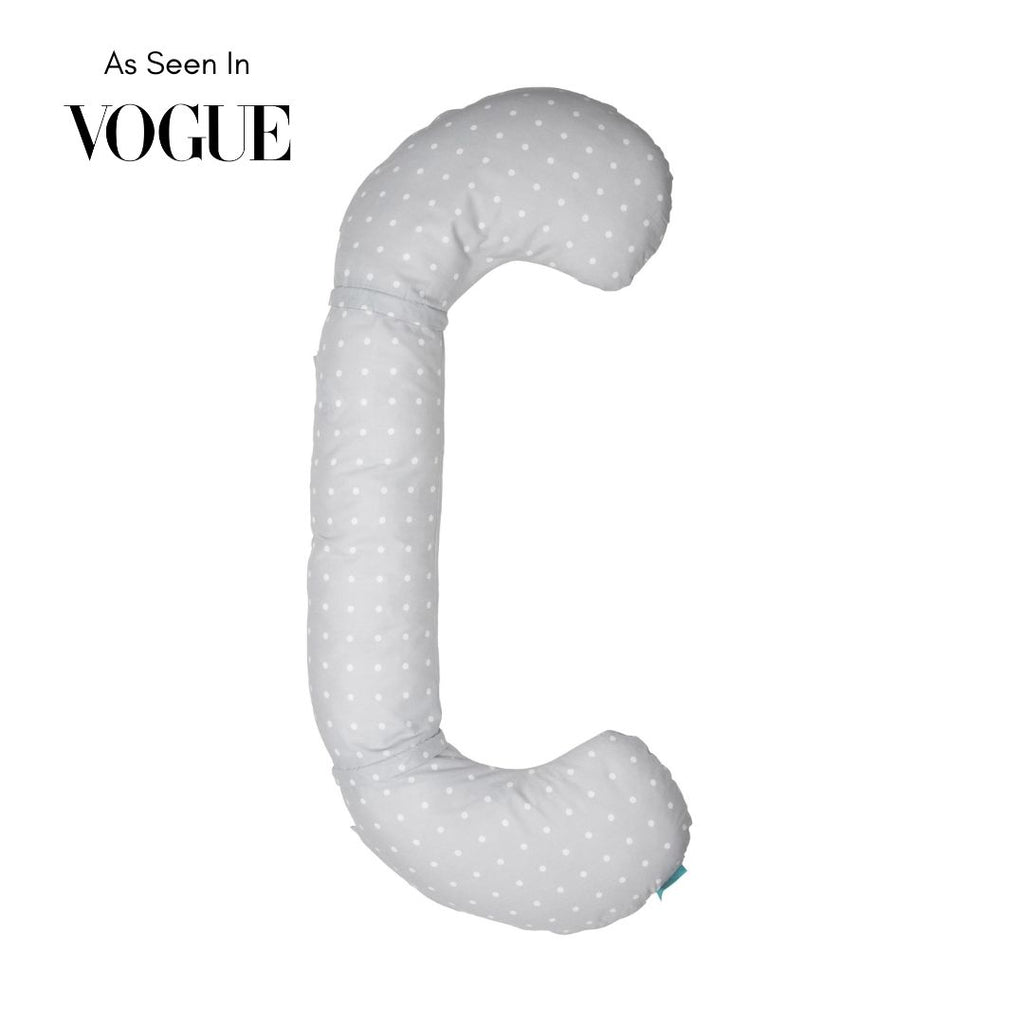 Cocoon -  Pregnancy & Lie-Down Nursing (5-in-1) Cocoon - Dotted - Shop pregnancy pillows, nursing pillows & breastfeeding pillows online | Bellamoon