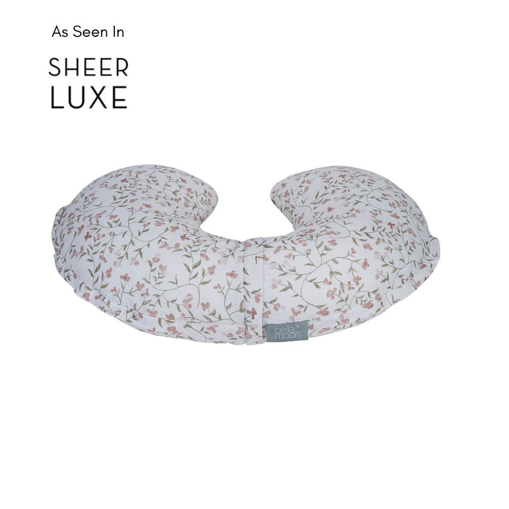 Pregnancy & Nursing (3-in-1) Pillow - Field of Blossoms - Shop pregnancy pillows, nursing pillows & breastfeeding pillows online | Bellamoon