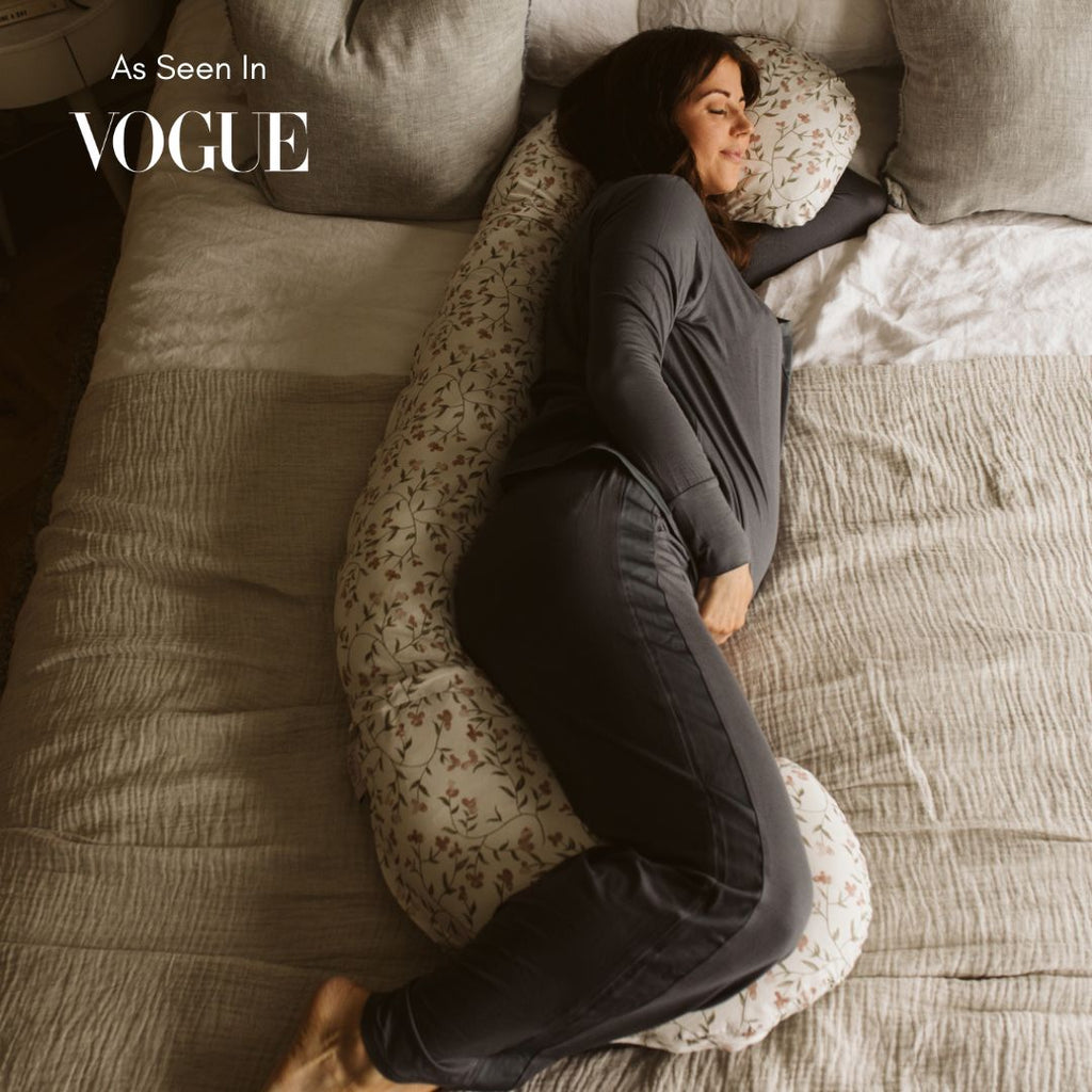 Pregnancy & Nursing (3-in-1) Pillow - Field of Blossoms - Shop pregnancy pillows, nursing pillows & breastfeeding pillows online | Bellamoon