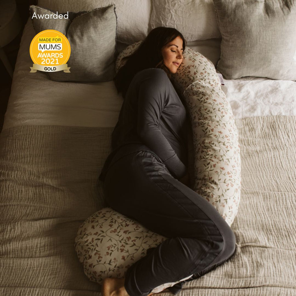 Pregnancy & Nursing (3-in-1) Pillow - Field of Blossoms - Shop pregnancy pillows, nursing pillows & breastfeeding pillows online | Bellamoon