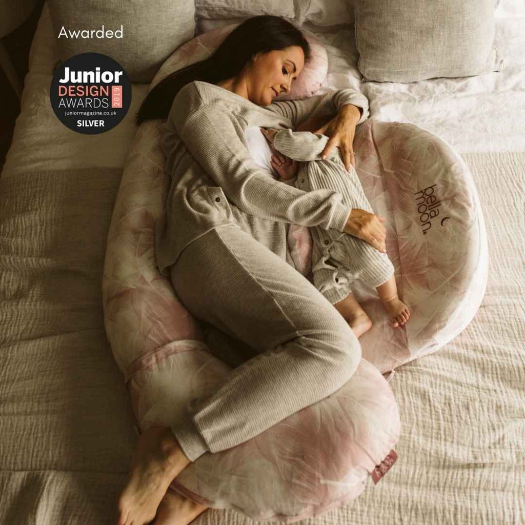Cocoon -  Pregnancy & Lie-Down Nursing (5-in-1) Cocoon - Feather Nest - Shop pregnancy pillows, nursing pillows & breastfeeding pillows online | Bellamoon