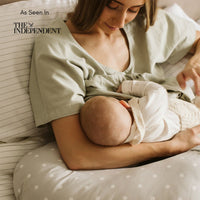 Cocoon -  Pregnancy & Lie-Down Nursing (5-in-1) Cocoon - Dotted - Shop pregnancy pillows, nursing pillows & breastfeeding pillows online | Bellamoon