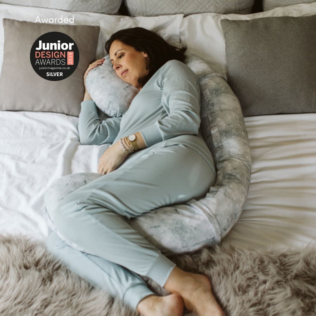 Pregnancy & Nursing (3-in-1) Pillow - Tread Softly - Shop pregnancy pillows, nursing pillows & breastfeeding pillows online | Bellamoon