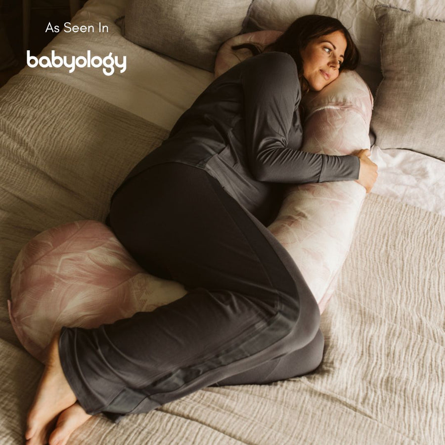 Pregnancy & Nursing (3-in-1) Pillow - Feather Nest - Shop pregnancy pillows, nursing pillows & breastfeeding pillows online | Bellamoon