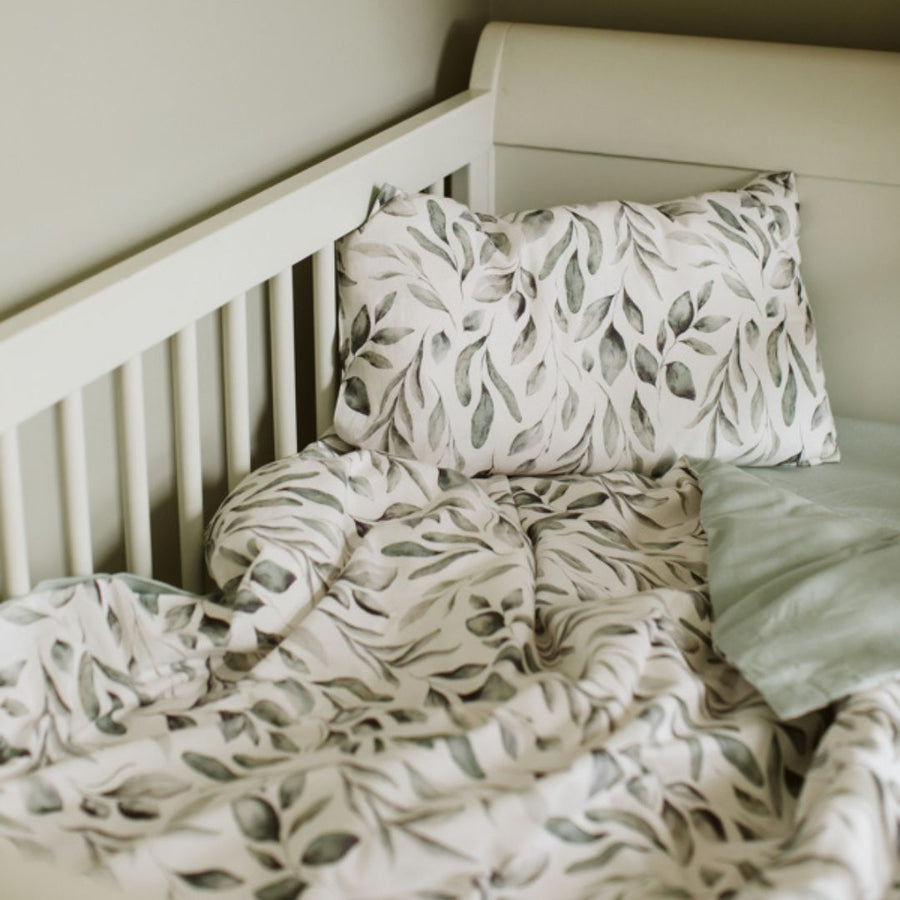 Duvet And Pillow Cover - Waterleaves