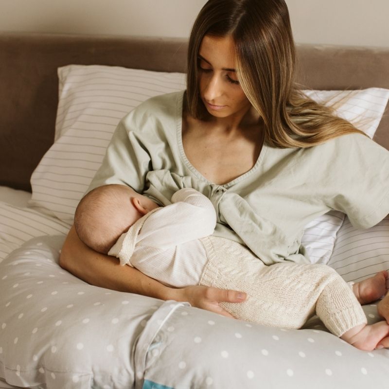 Full Moon - Pregnancy & Nursing (6-in-1) Bundle - Dotted - Shop pregnancy pillows, nursing pillows & breastfeeding pillows online | Bellamoon