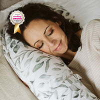 Pregnancy & Nursing (3-in-1) Pillow - Waterleaves - Shop pregnancy pillows, nursing pillows & breastfeeding pillows online | Bellamoon